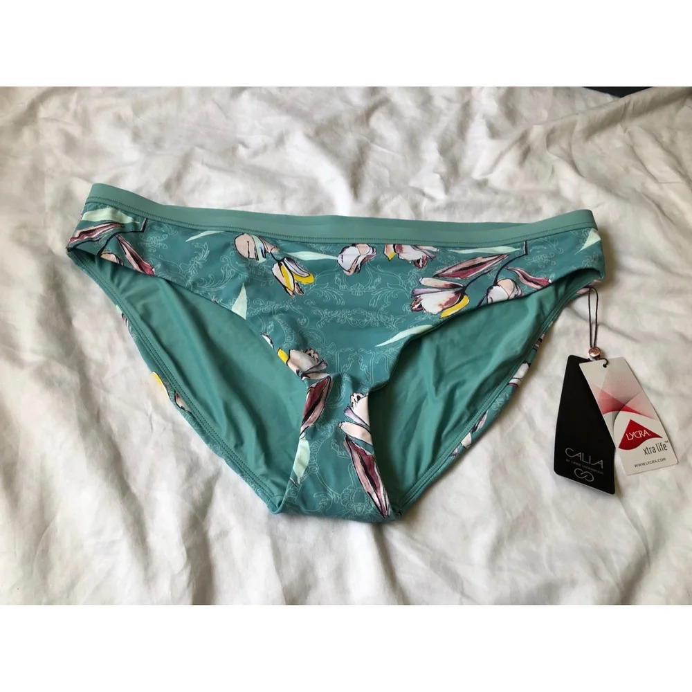 Calia wide banded bikini Swim bottoms - Garden gate - XL